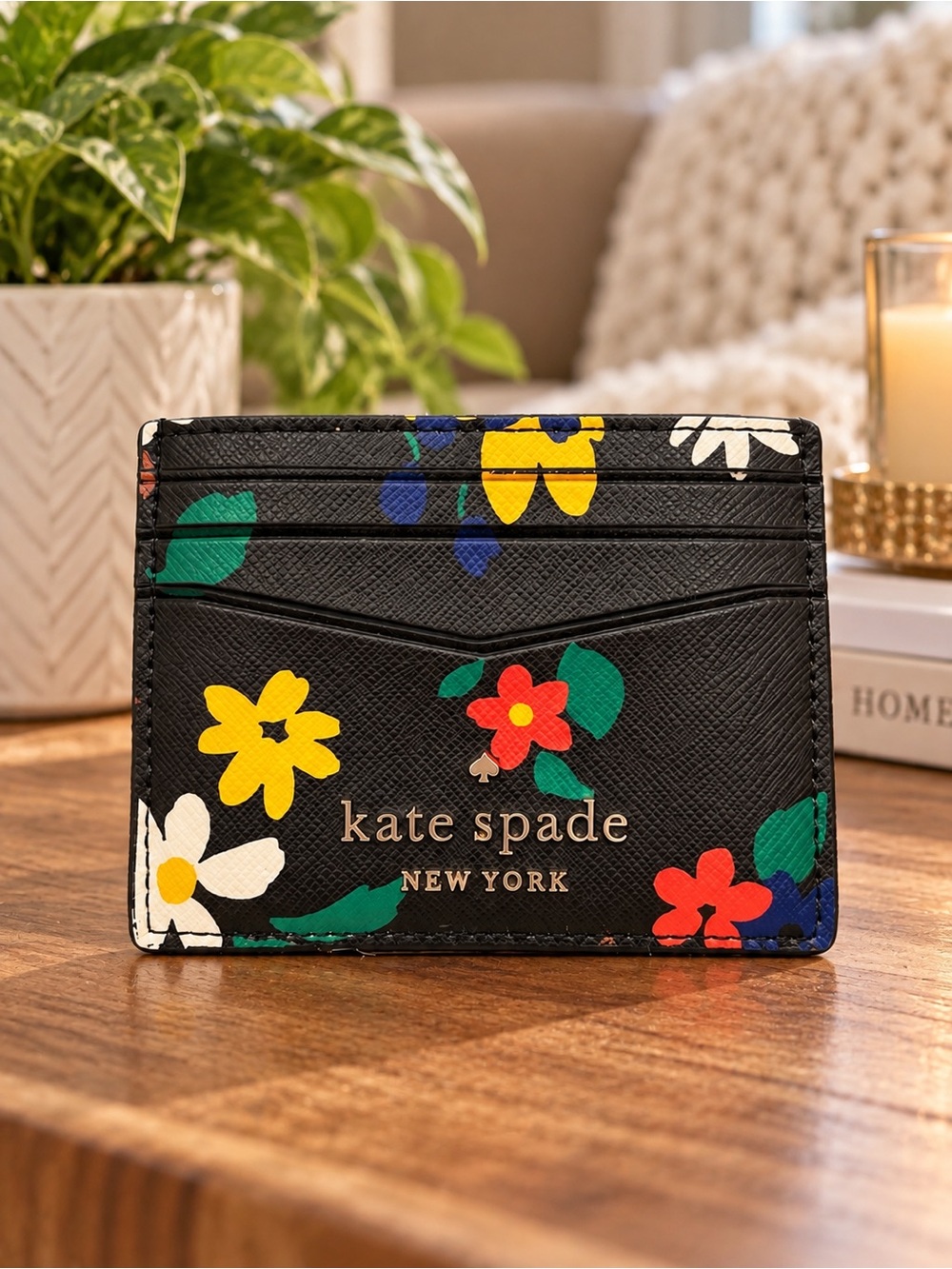 Kate Spade Staci Small Slim Card Holder Sailing Floral